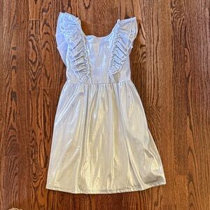 Girls metallic dress 10Y